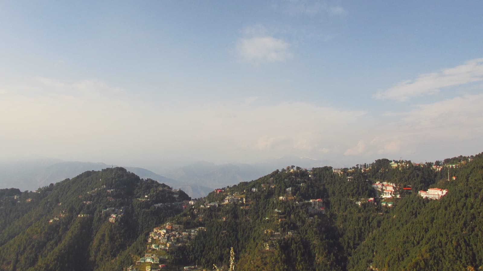 The pine-clad ridges and colonial hill station of Dalhousie in Himachal Pradesh